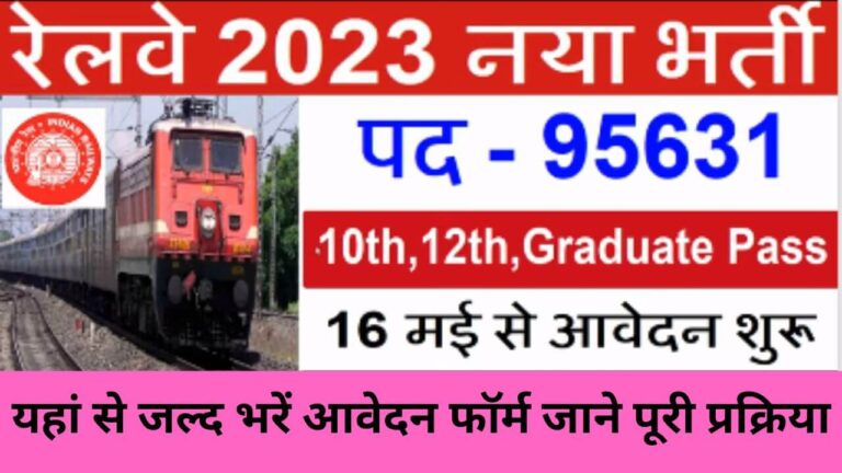 Railway Group D Bharti 2023 | रेलवे ग्रुप डी भर्ती यहां से भरें आवेदन फॉर्म