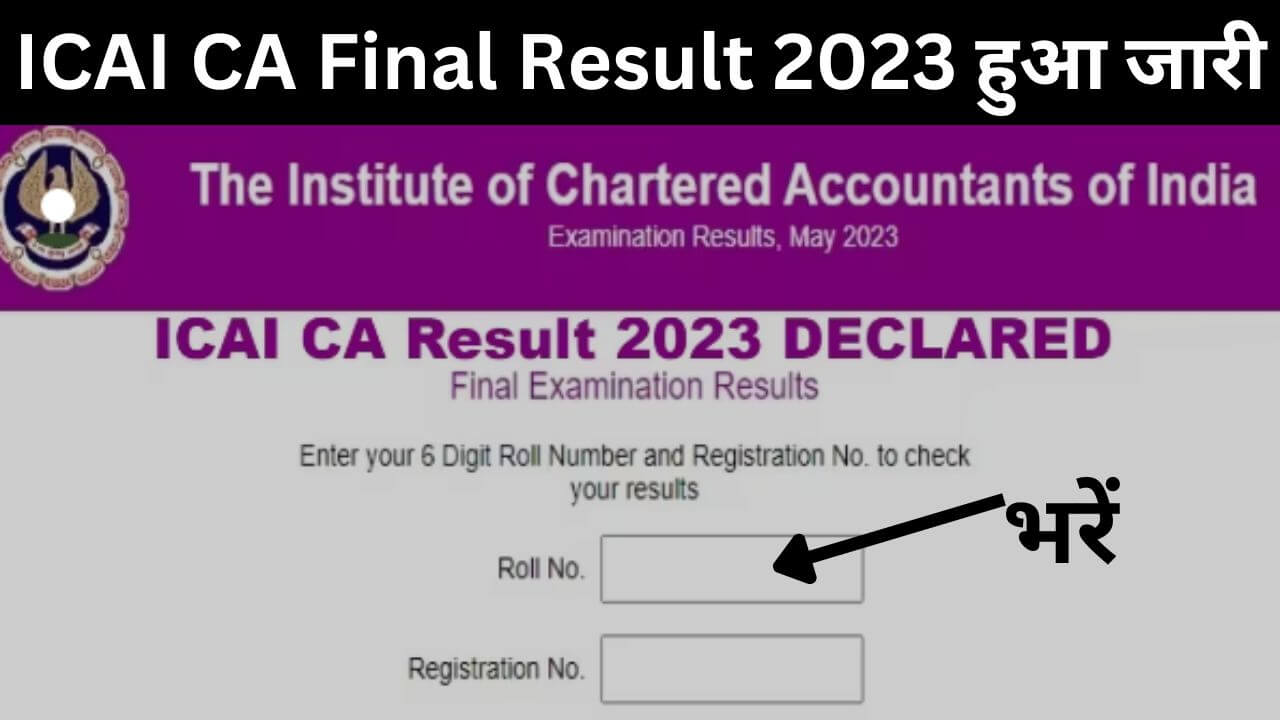 ICAI CA Final Result 2023 | आईसीएआई सीए फाइनल रिजल्ट हुआ जारी यहां से करें डाउनलोड