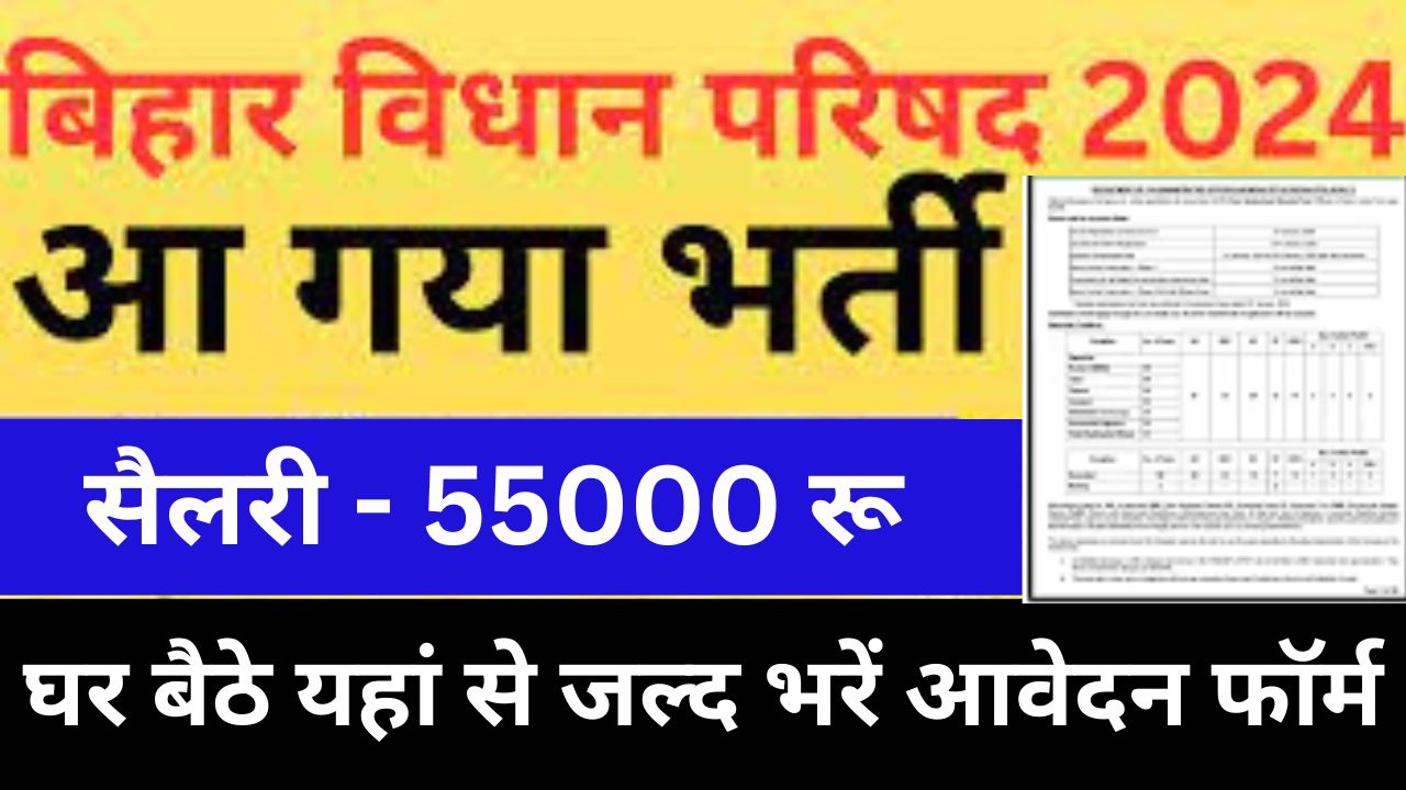 Bihar Sachivalaya Reporter Online Form 2024 बिहार सचिवालय रिपोर्टर भर्ती यहाँ से भरें आवेदन फॉर्म